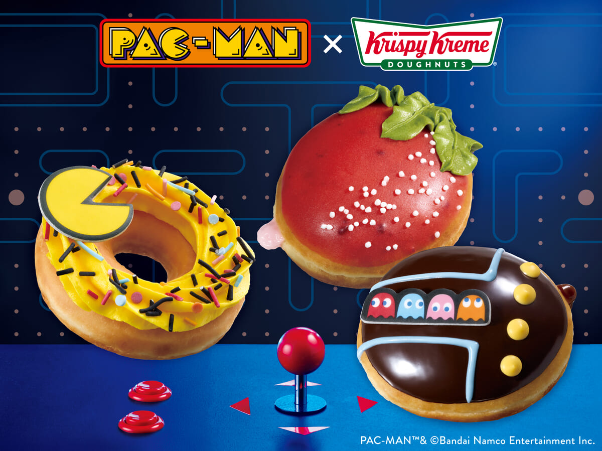 クリスピー・クリーム・ドーナツ「パックマン」コラボレーション「PAC-MAN × Krispy Kreme Doughnuts」