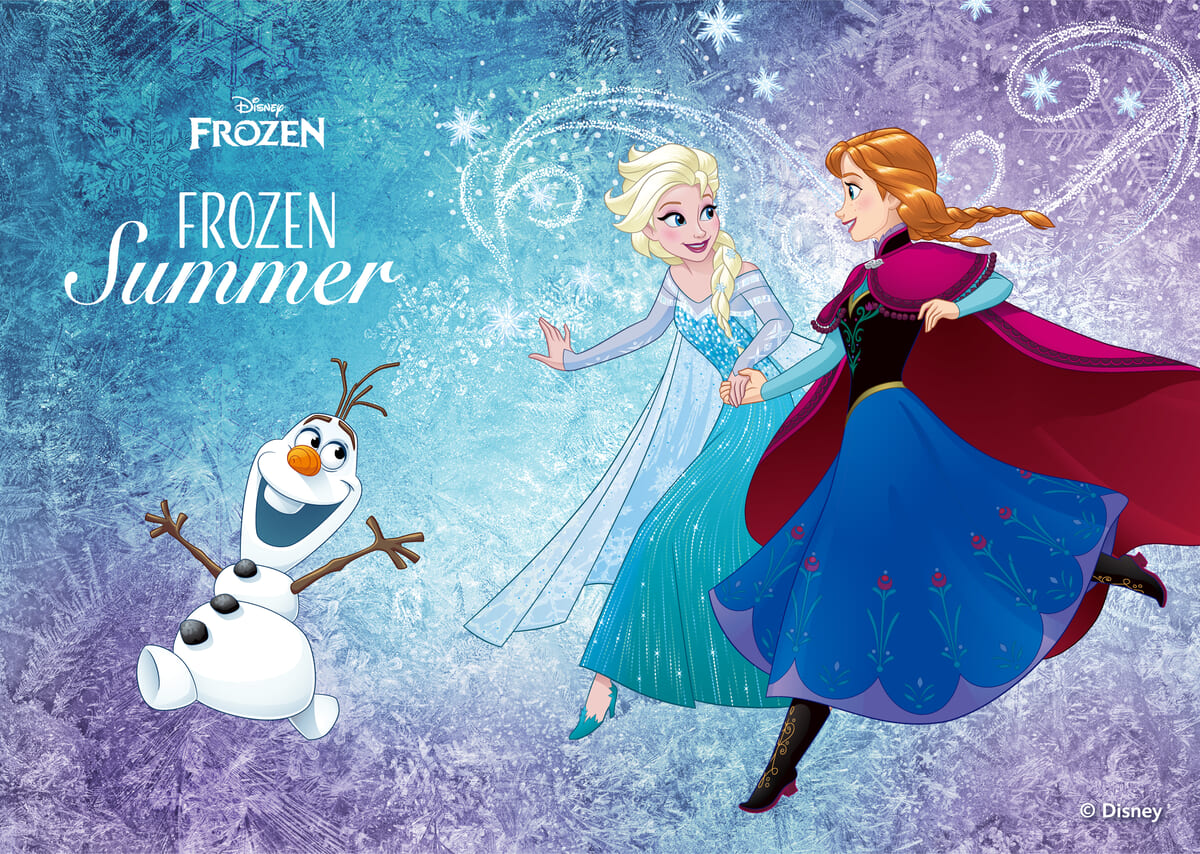 ディズニー『アナと雪の女王』夏季キャンペーン「DISNEY FROZEN SUMMER」