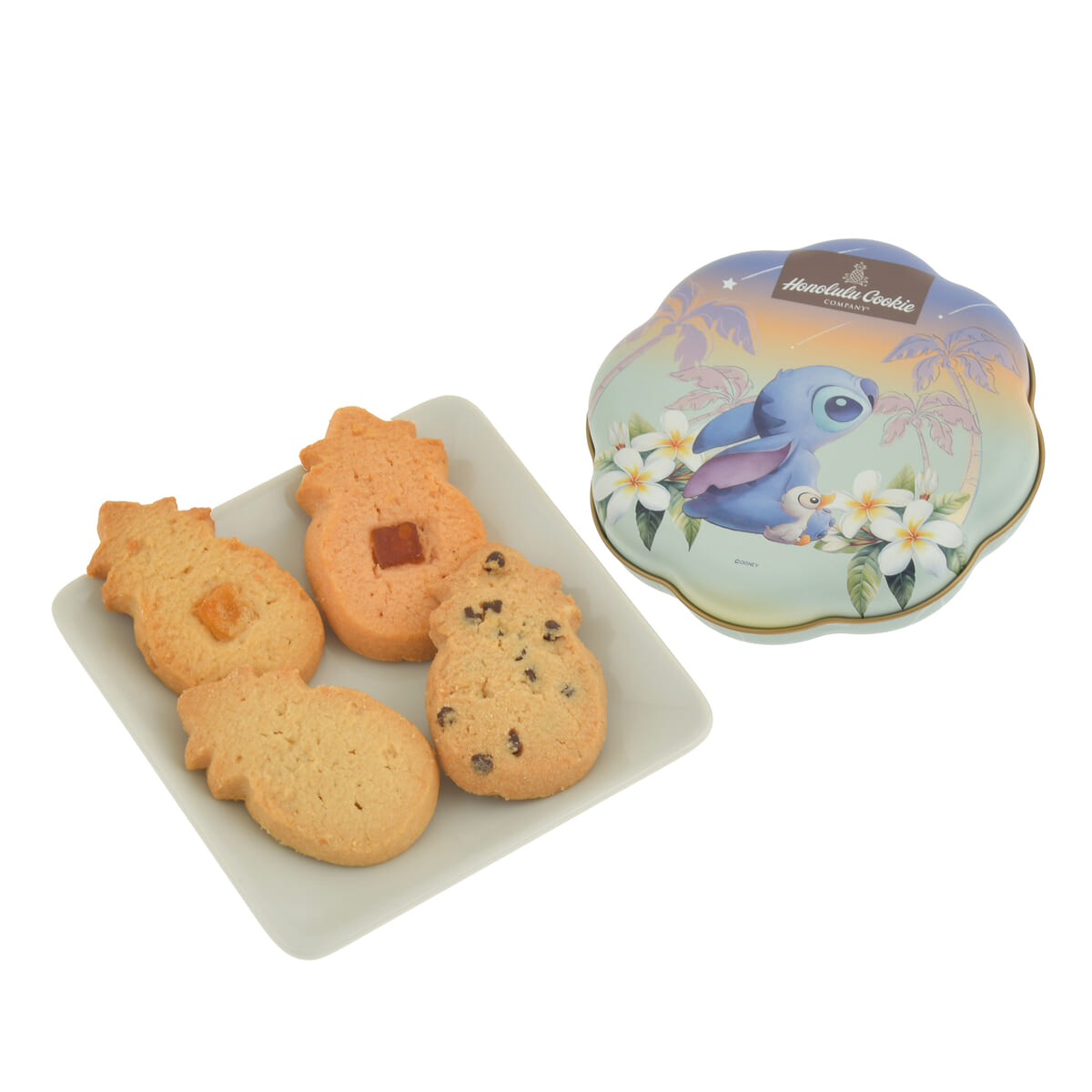 【Honolulu Cookie Company】スティッチ クッキー 缶入り Shooting star