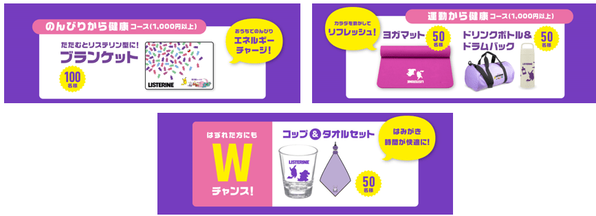 悪玉菌をやっつけろ！キャンペーン　賞品