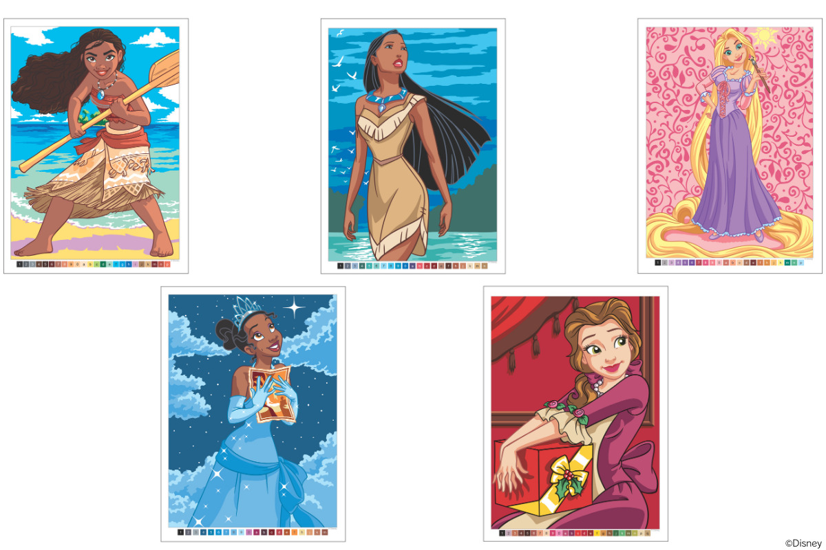 『Disney PRINCESS　おとなの　100パズルぬりえ　プリンセス　ドリームコレクション』