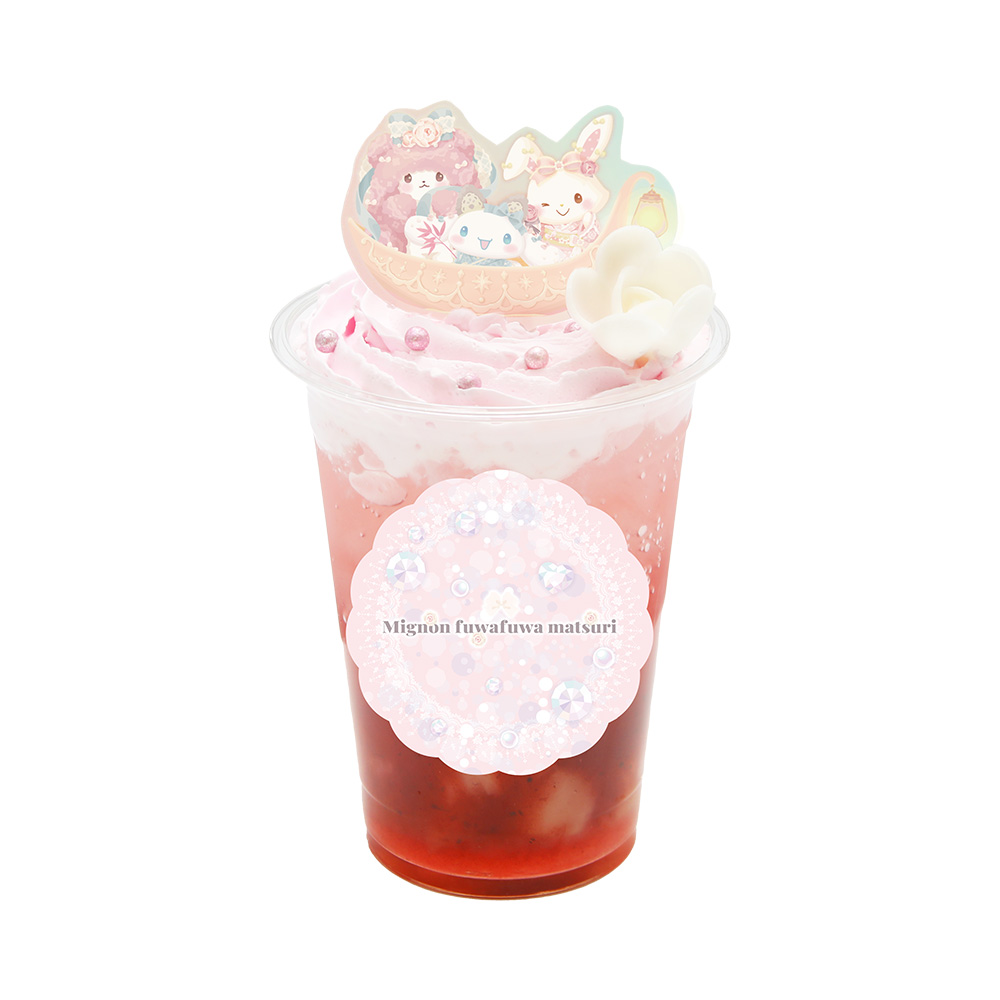 Mignon fuwafuwa matsuri♡いちごともものしゅわサイダー