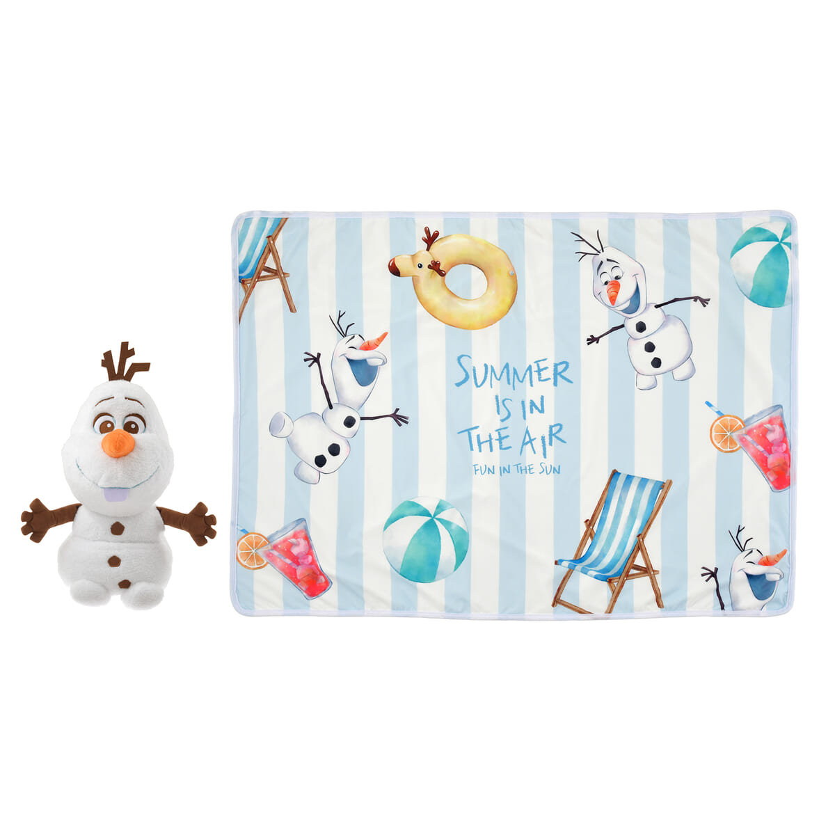 オラフ ブランケット ケース入り Disney Cool Goods