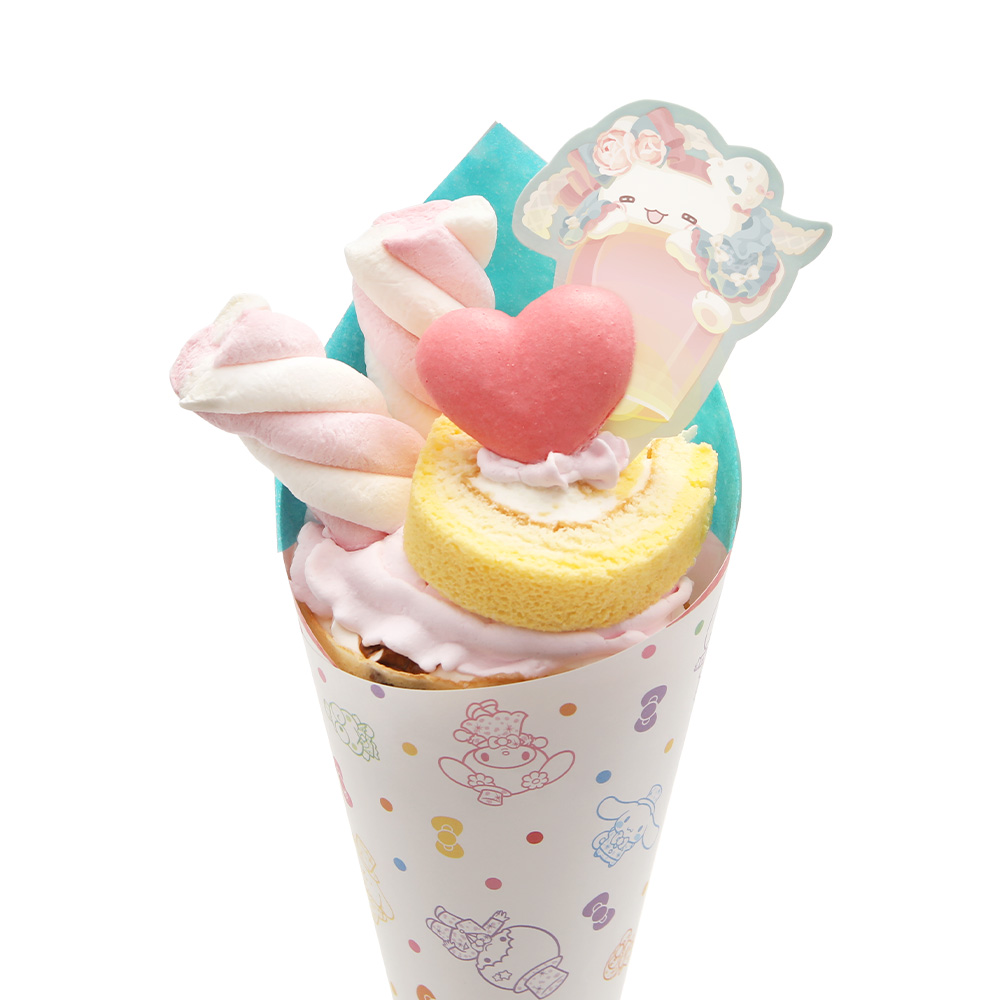 はなまるおばけのふわふわもちもちなのっ♪クレープ～チーズ＆レモンケーキ～