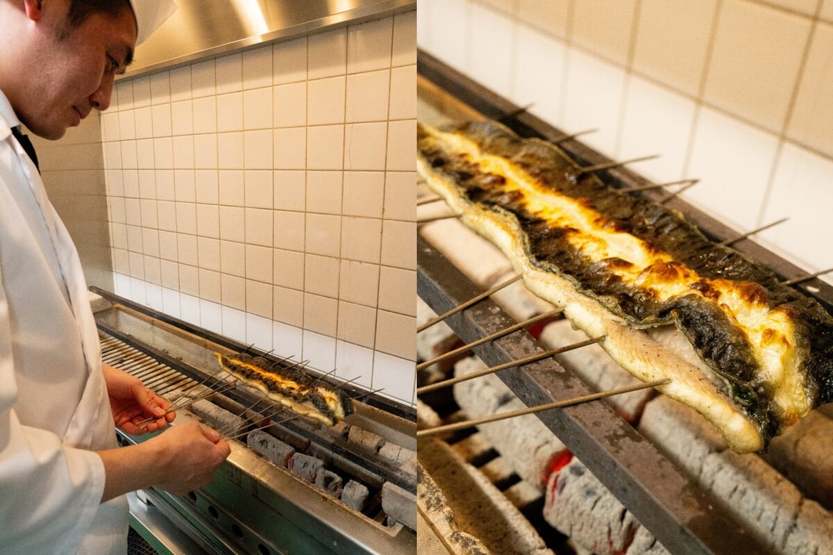 丹念に香ばしくじっくりと焼き上げる「鰻」