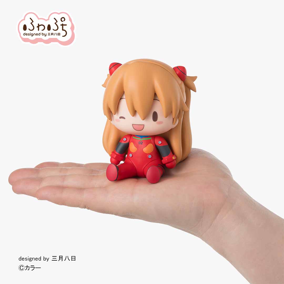 セガ フェイブ「S-FIRE」ヱヴァンゲリヲン新劇場版　ふわぷち　デフォルメフィギュア　アスカ　プラグスーツ