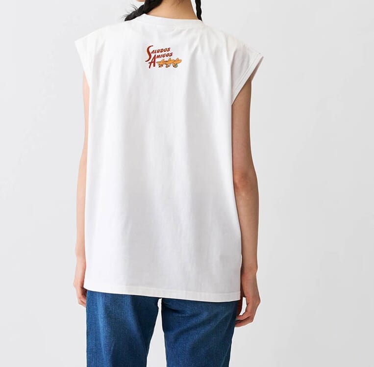 ノースリーブTシャツ「三人の騎士」 バックスタイル