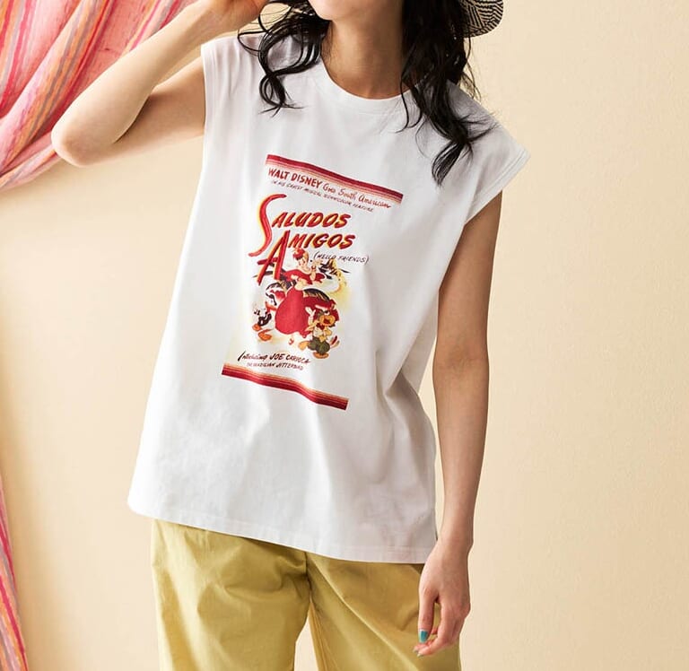 ノースリーブTシャツ「三人の騎士」 着用イメージ