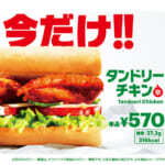 サブウェイ「タンドリーチキン」2025