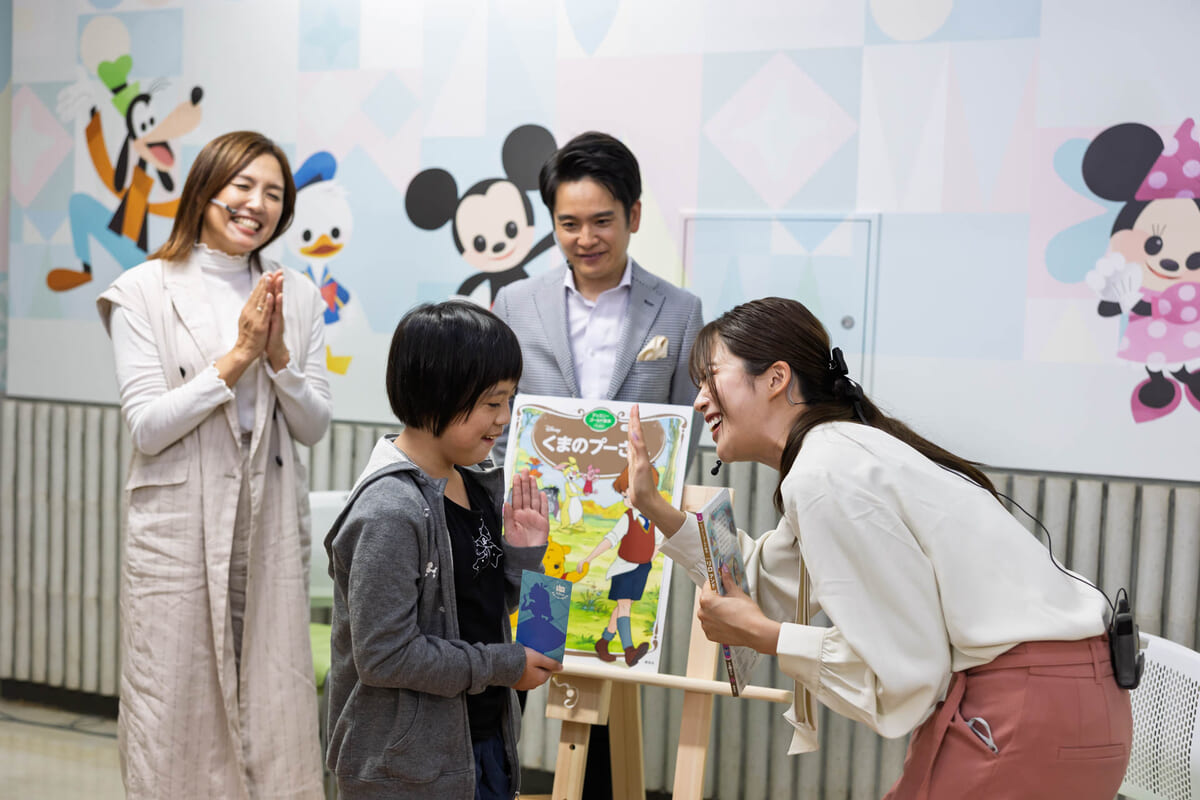 ディズニー 絵本読み聞かせプロジェクト「Disneyストーリータイム」静岡県立こども病院