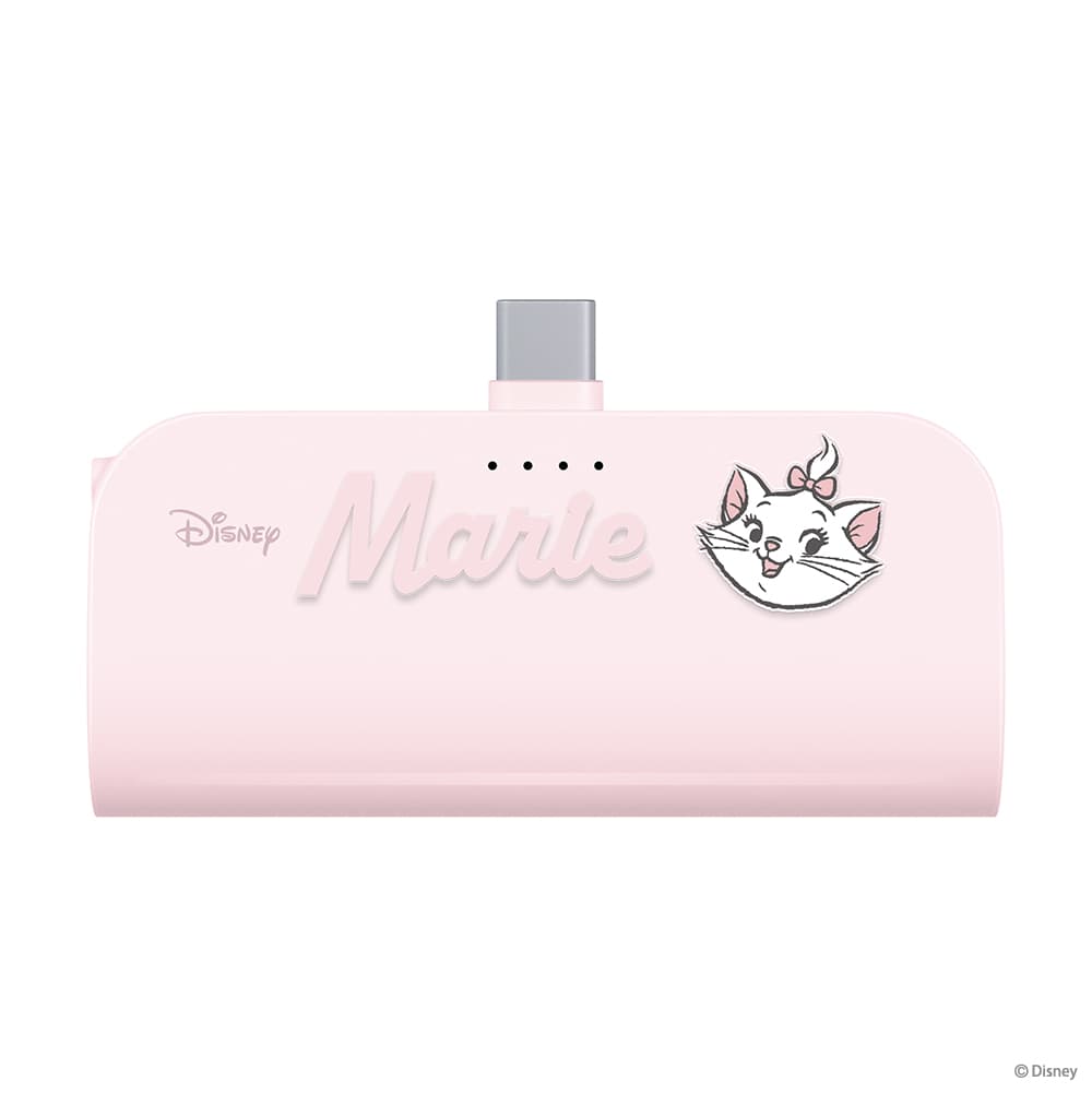USB Type-C 直挿しモバイルバッテリー 5,000mAh（ディズニーマリー）