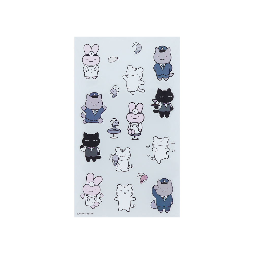 透明シートシール グレー02