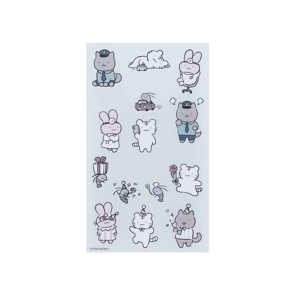 透明シートシール ピンク02