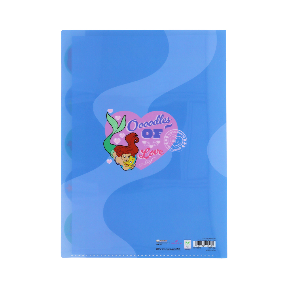 ダイカットクリアファイル 5P　アリエル（ウラ）