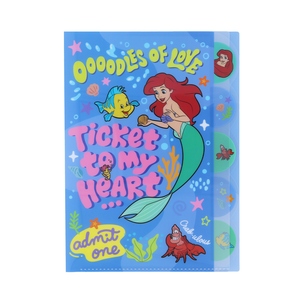 ダイカットクリアファイル 5P　アリエル