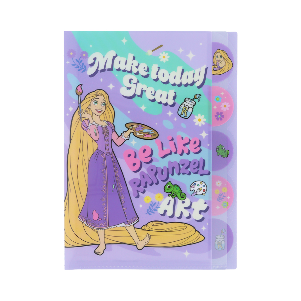ダイカットクリアファイル 5P　ラプンツェル