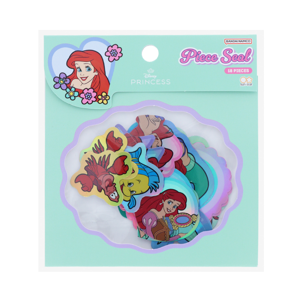 キラキラピースシール　アリエル