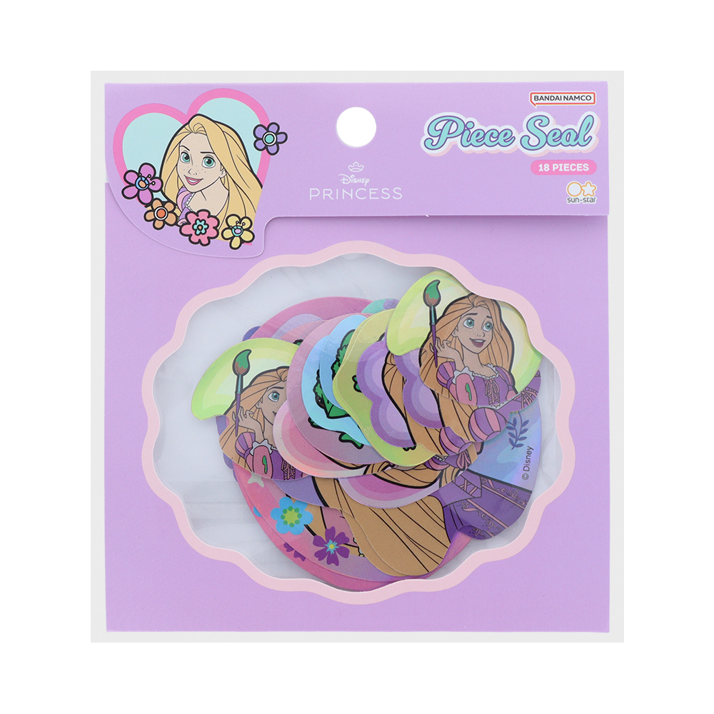 キラキラピースシール　ラプンツェル