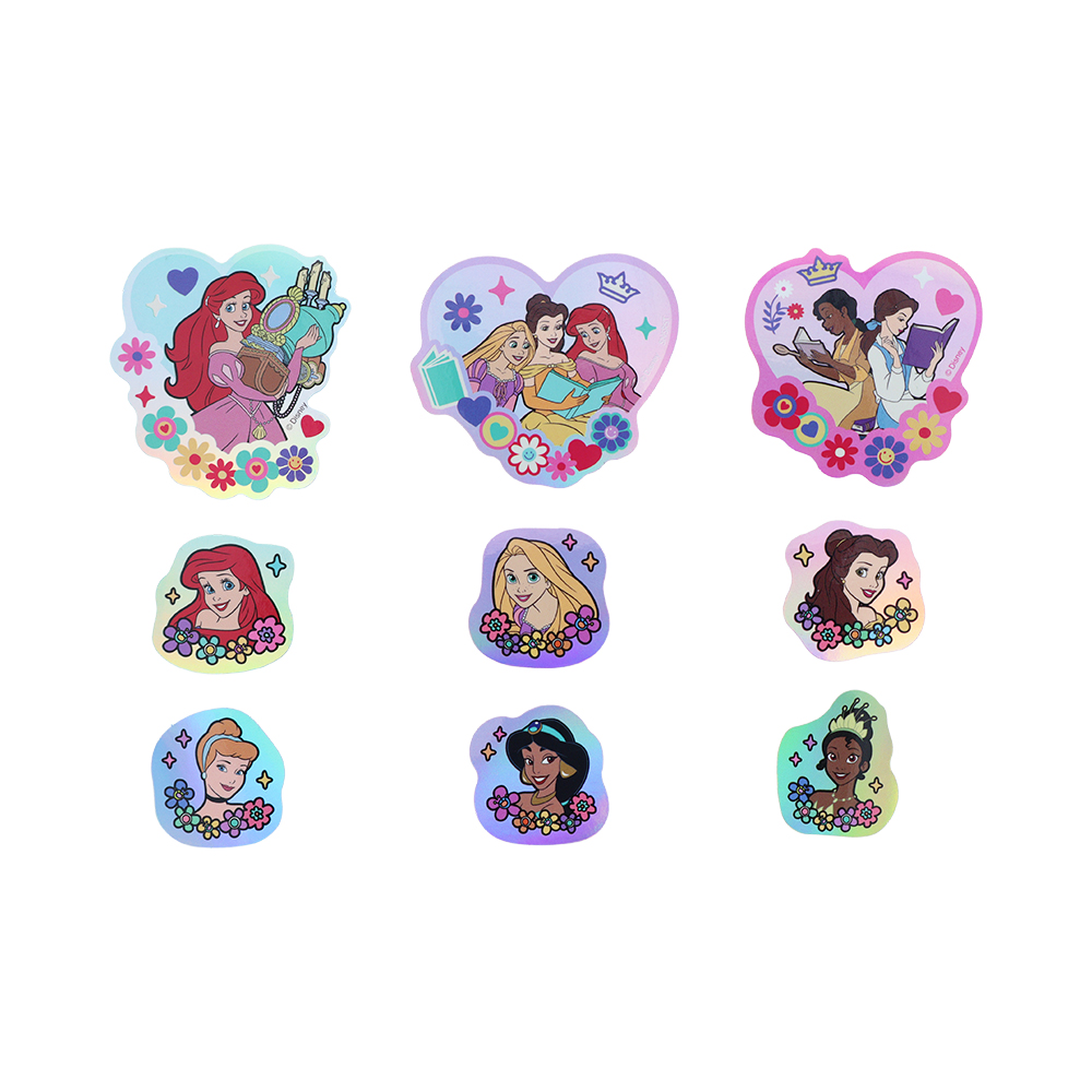 キラキラピースシール　集合W（ホワイト）内容