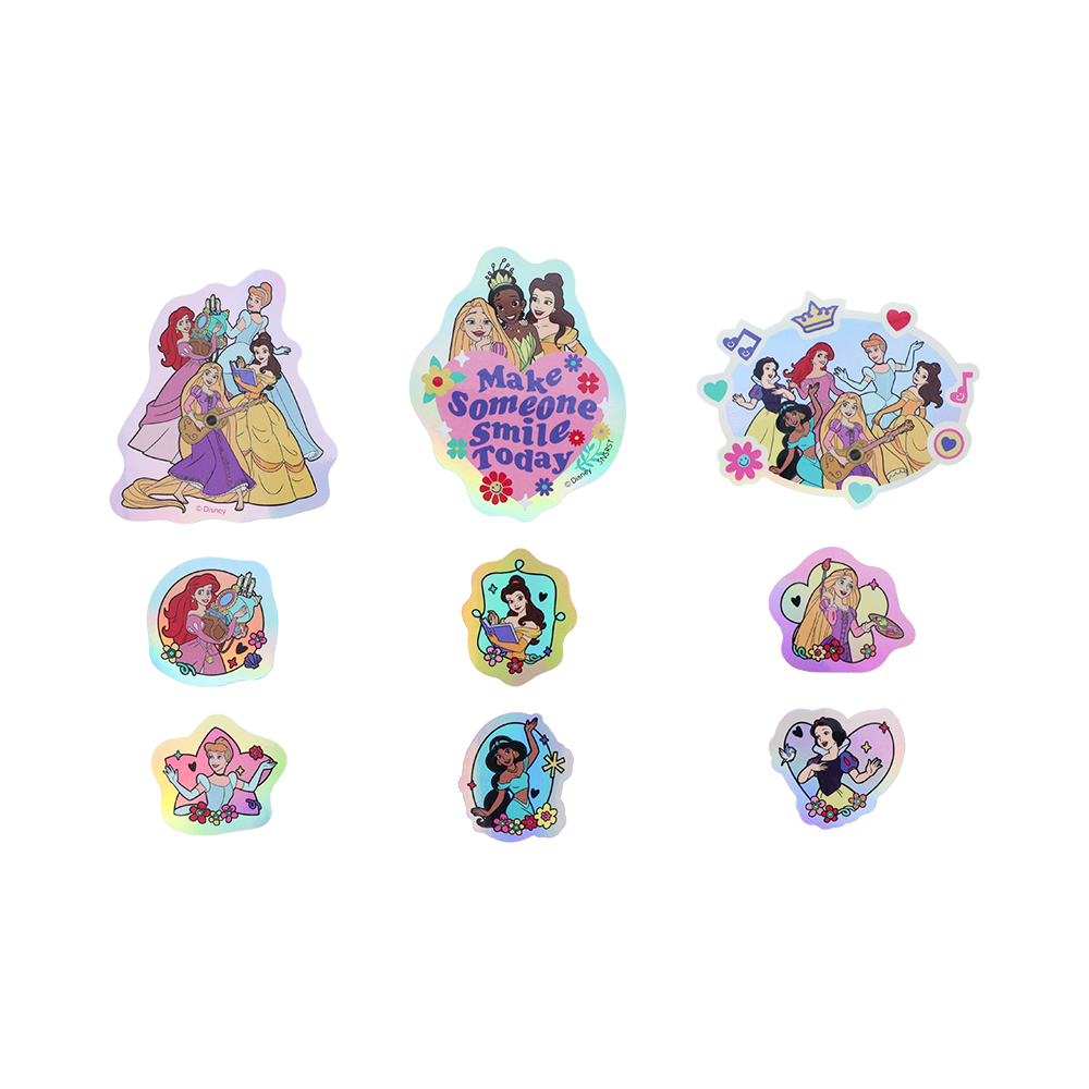 キラキラピースシール　集合P（ピンク）内容