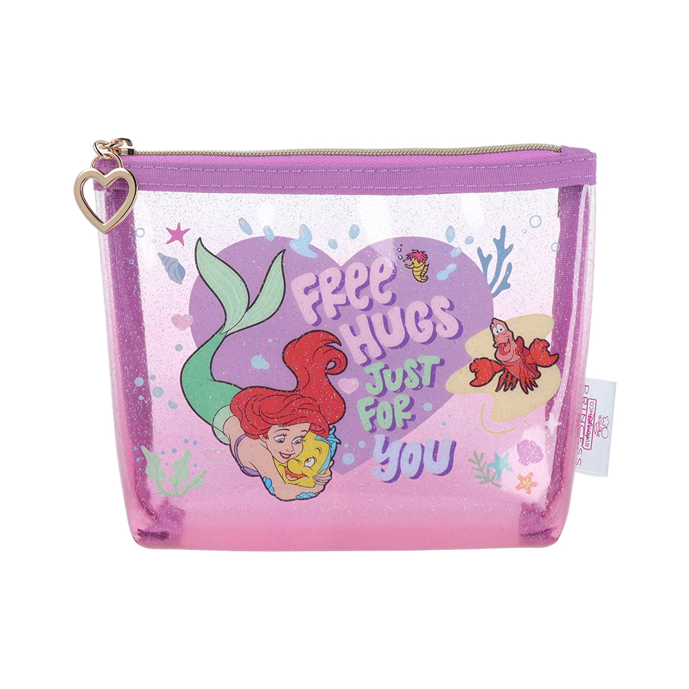 ラメクリアポーチ　アリエル