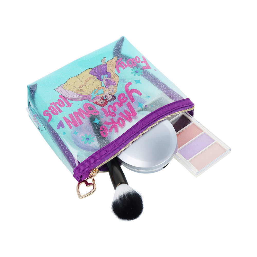 ラメクリアポーチ　ラプンツェル（使用イメージ）