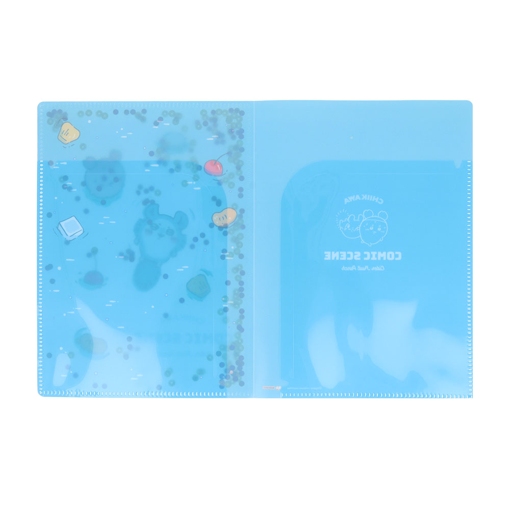 スパンコール入クリアファイル A5W フルーツポンチ 昼(中)