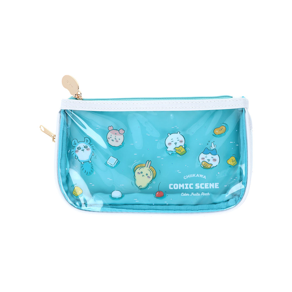 ペンケースクリアフラット フルーツポンチ