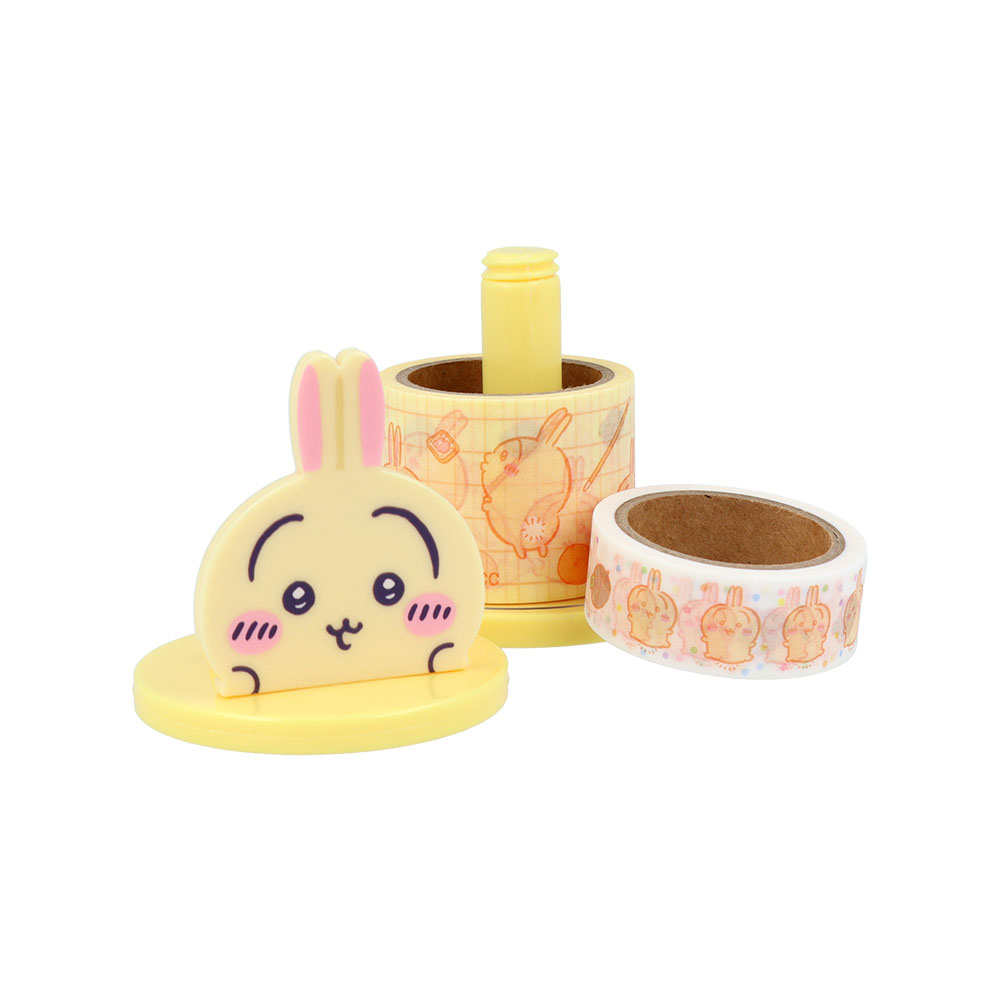 テープホルダーセット（うさぎ）マスキングテープ付き