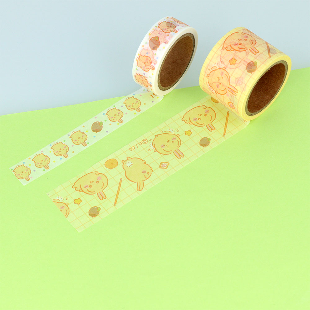 テープホルダーセット（うさぎ）マスキングテープ