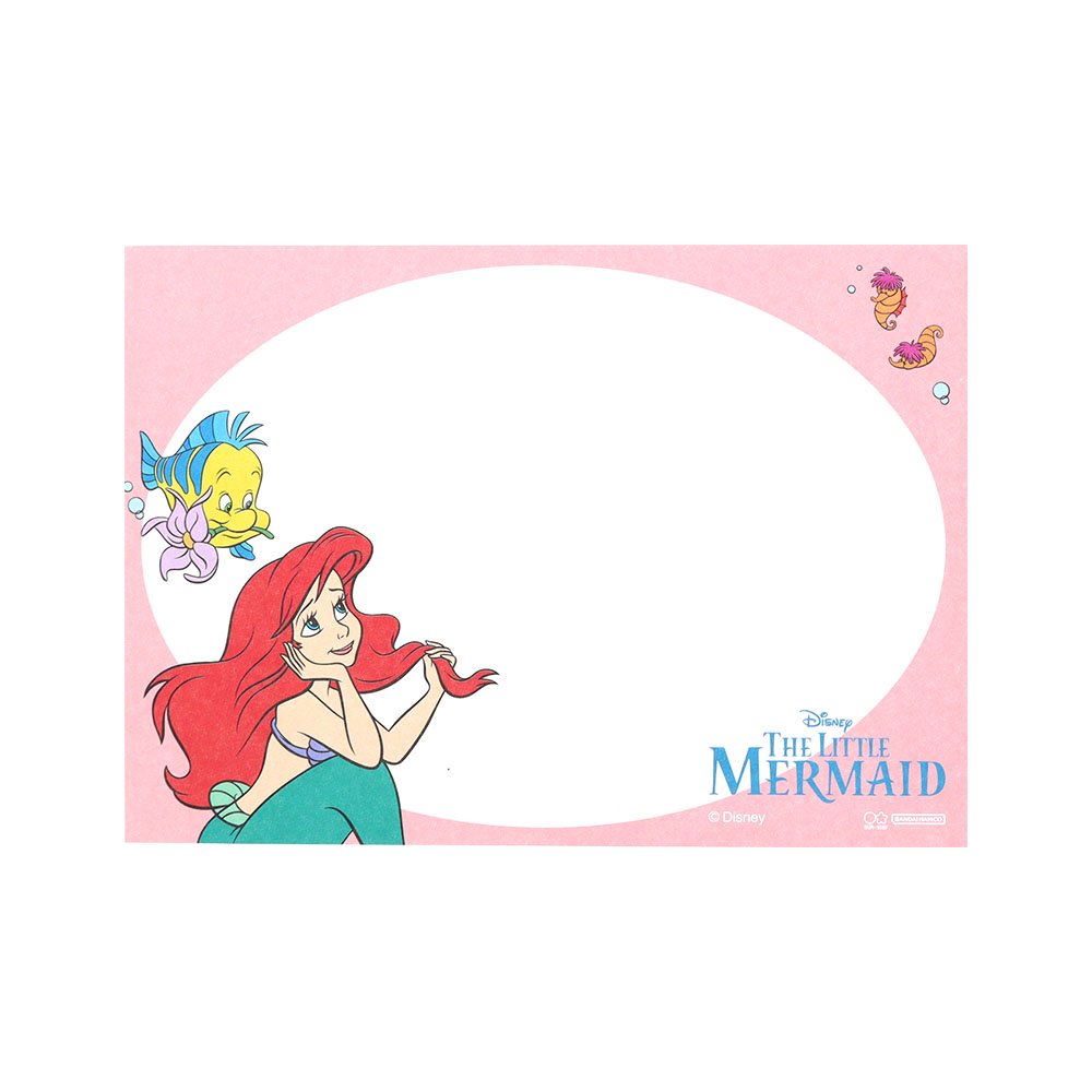 メモ A6 リトル・マーメイド デザイン4