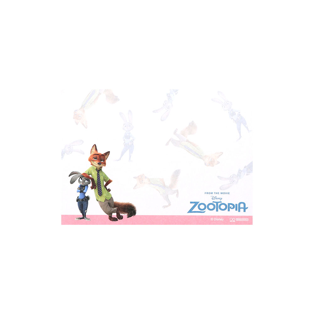 メモ A6 ズートピア デザイン4