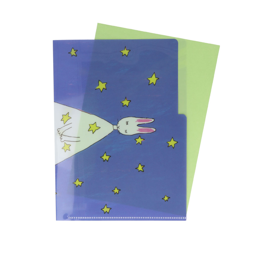 クリアファイルA5 3P 星(使用イメージ)