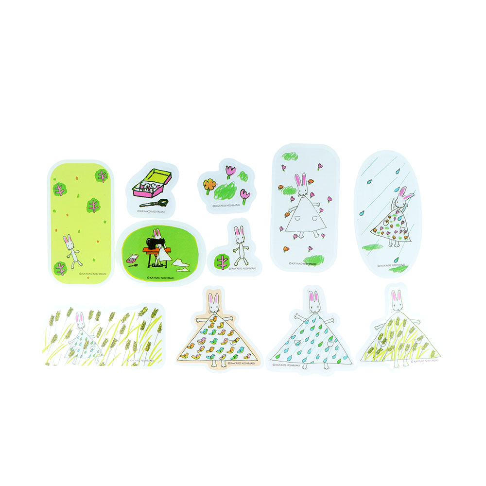 クリアフレークシール 花(内容)