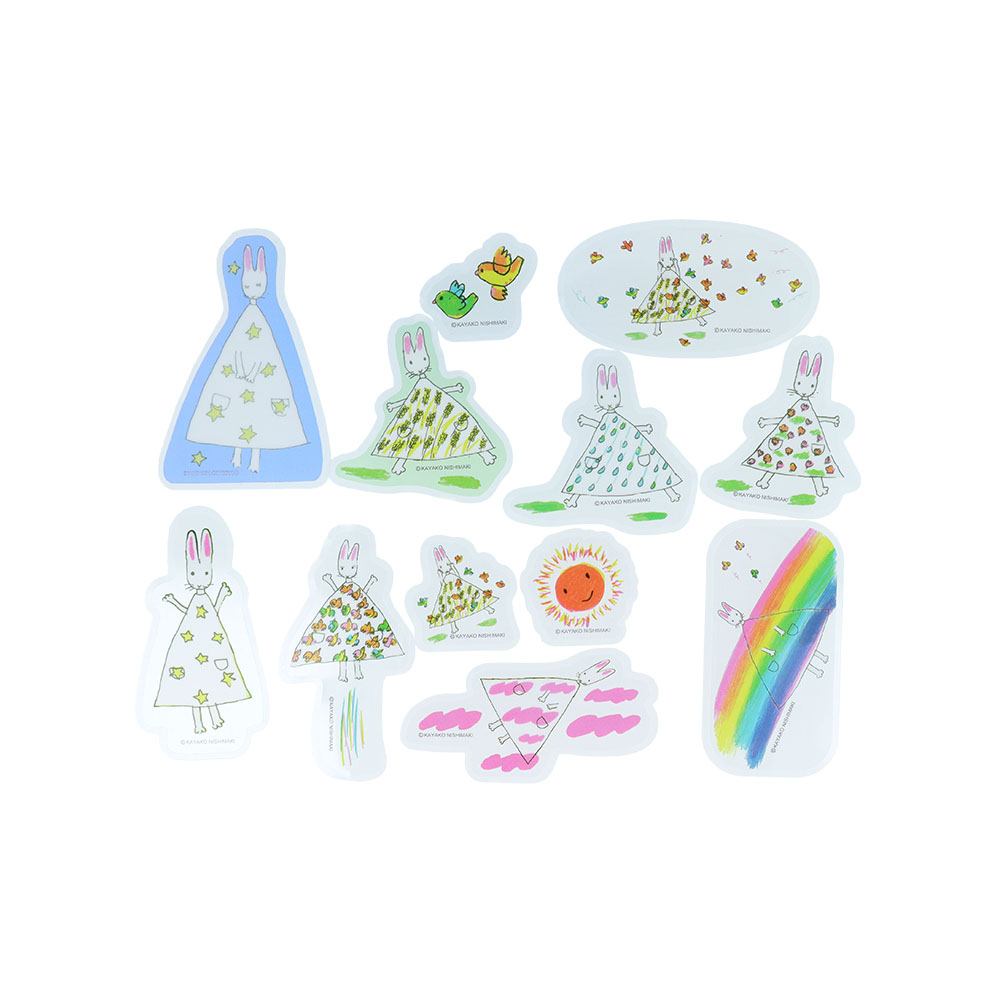 クリアフレークシール 星(内容)