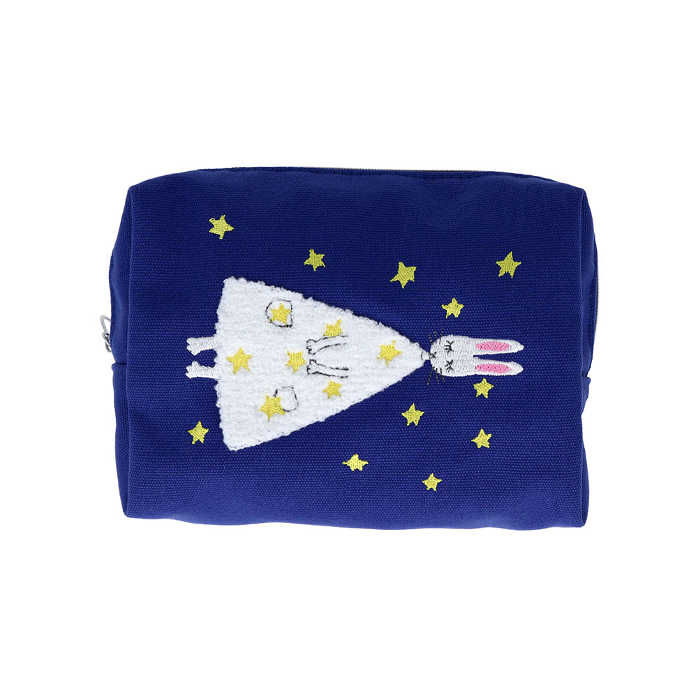 サガラ刺繍ペンケース 星