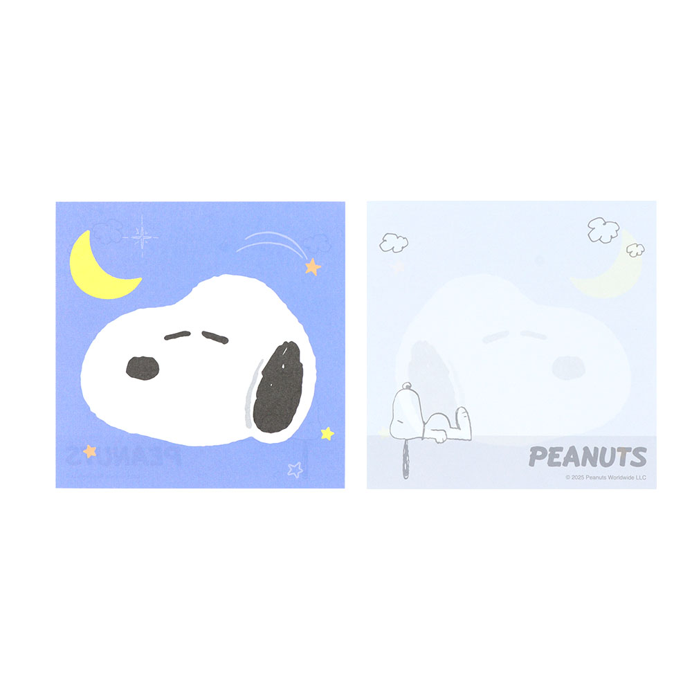 窓付スクエアメモ スヌーピー05