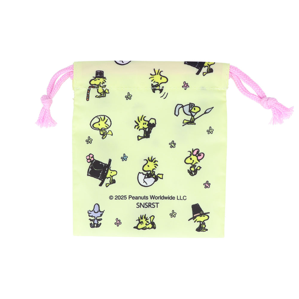 ミニ巾着 イエロー002