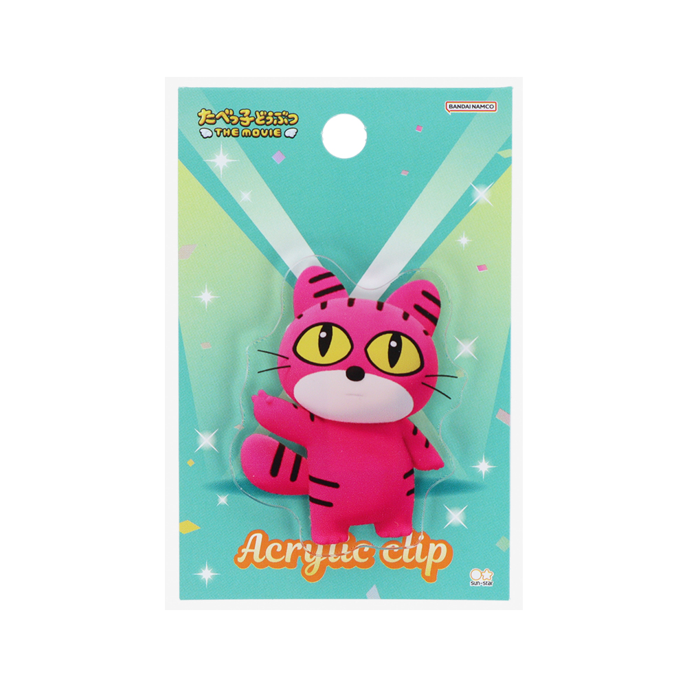 アクリルクリップ　ねこ