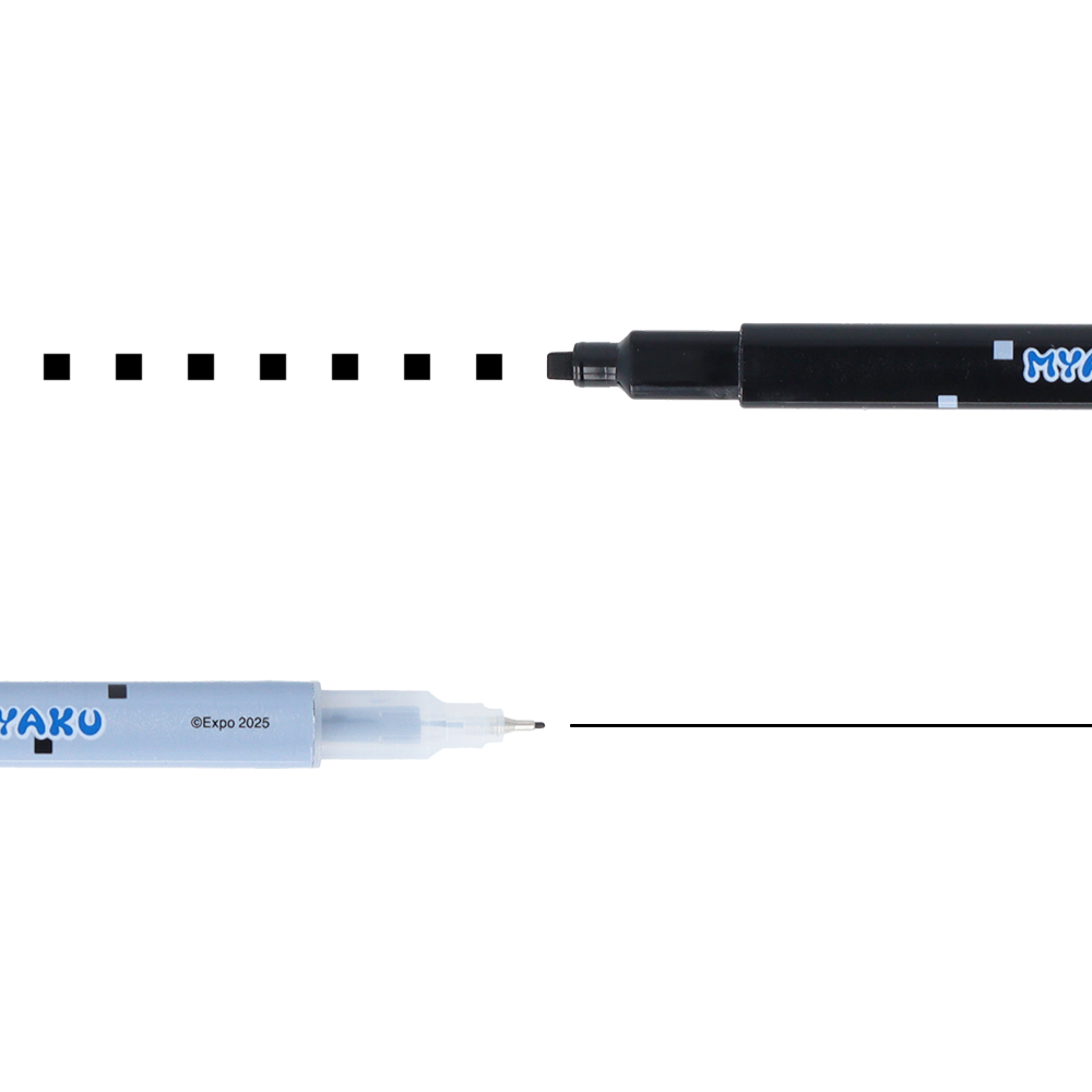 ドット・エ・ペン 4本組 ブラック-2