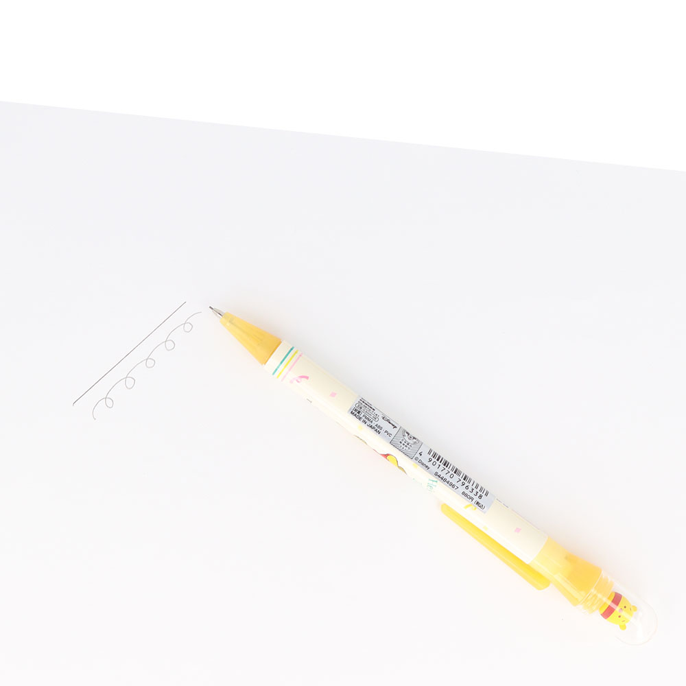 くるくるドームペン2 シャープペン「くまのプーさん」使用イメージ