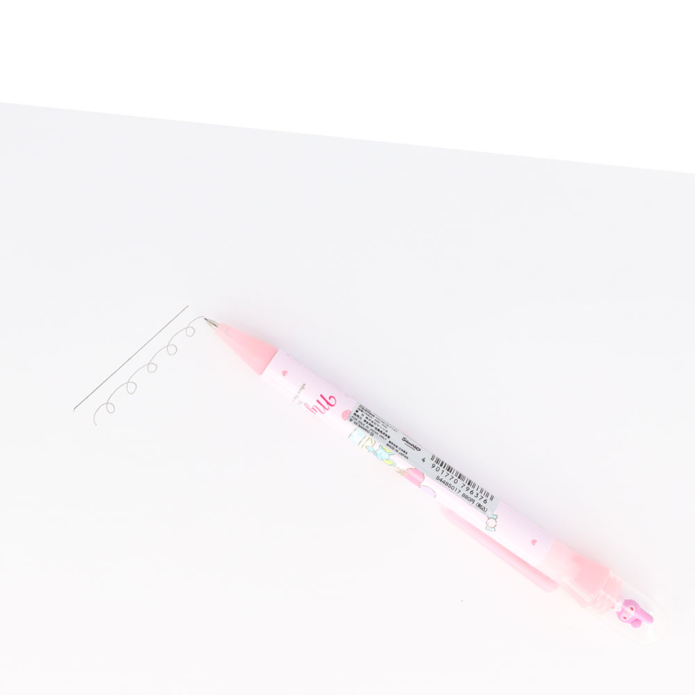 くるくるドームペン2 シャープペン「マイメロディ」使用イメージ