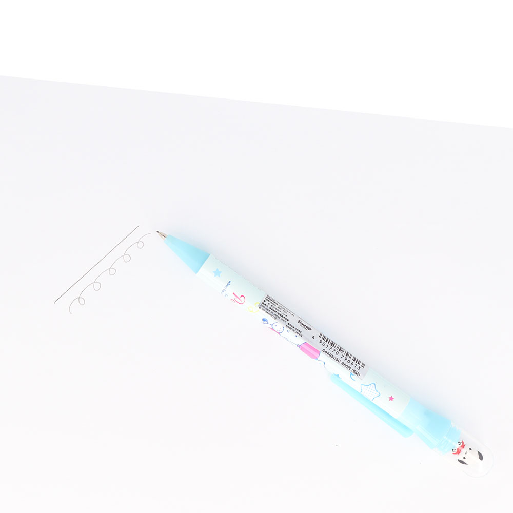 くるくるドームペン2 シャープペン「ポチャッコ」使用イメージ