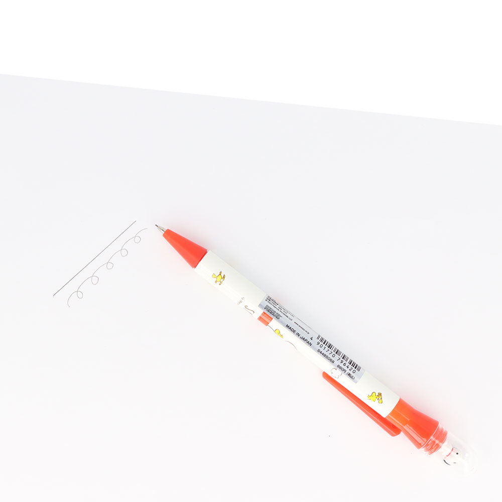 くるくるドームペン2 シャープペン「スヌーピー」使用イメージ