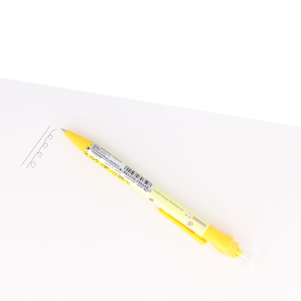 くるくるドームペン2 ボールペン「ウッドストック」使用イメージ