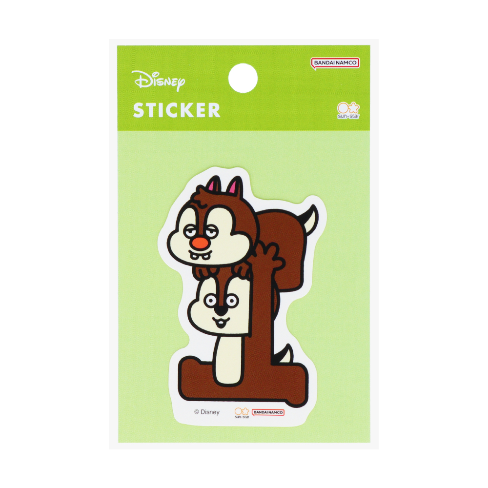 ステッカー　チップ＆デール