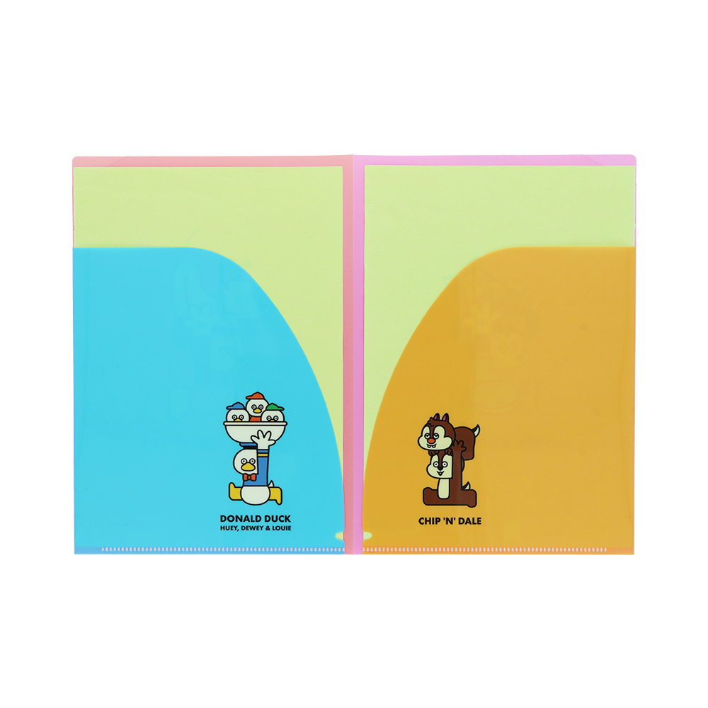 クリアファイル A5W　ミッキーマウス（開き）