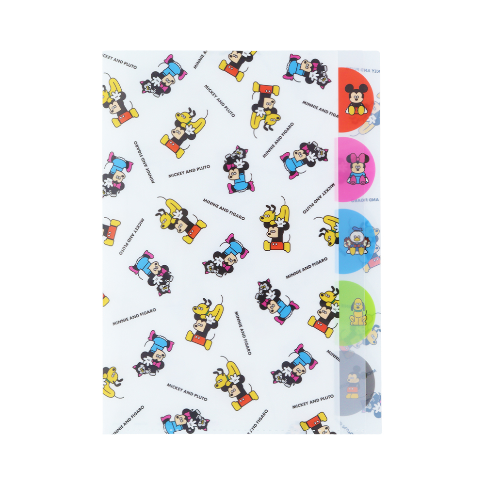 ダイカットクリアファイル 5P　チラシ