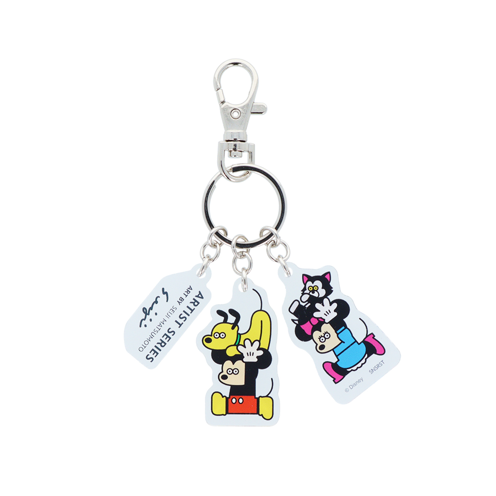 3連アクリルキーホルダー　A（内容）