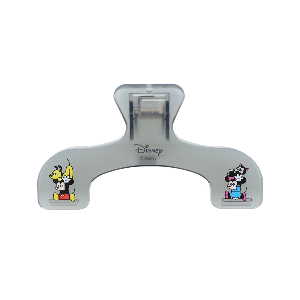 ウカンムリクリップ　クリアブラック（まえ）